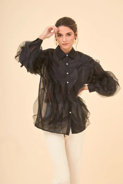 Coosy Tops*Camisa Feliciana Negro |