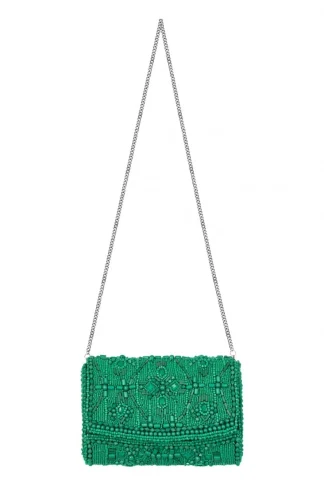 Coosy Bolsos*CLUTCH PRUNAVERDE