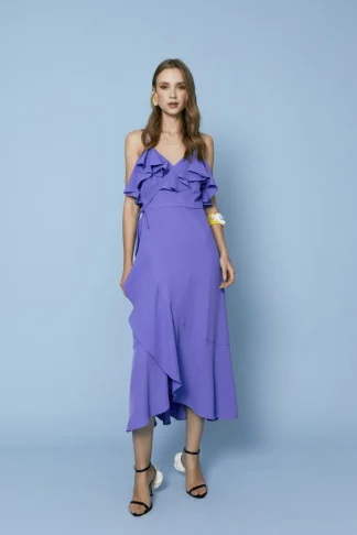 Coosy Vestidos midi*VESTIDO MUNDIMORADO